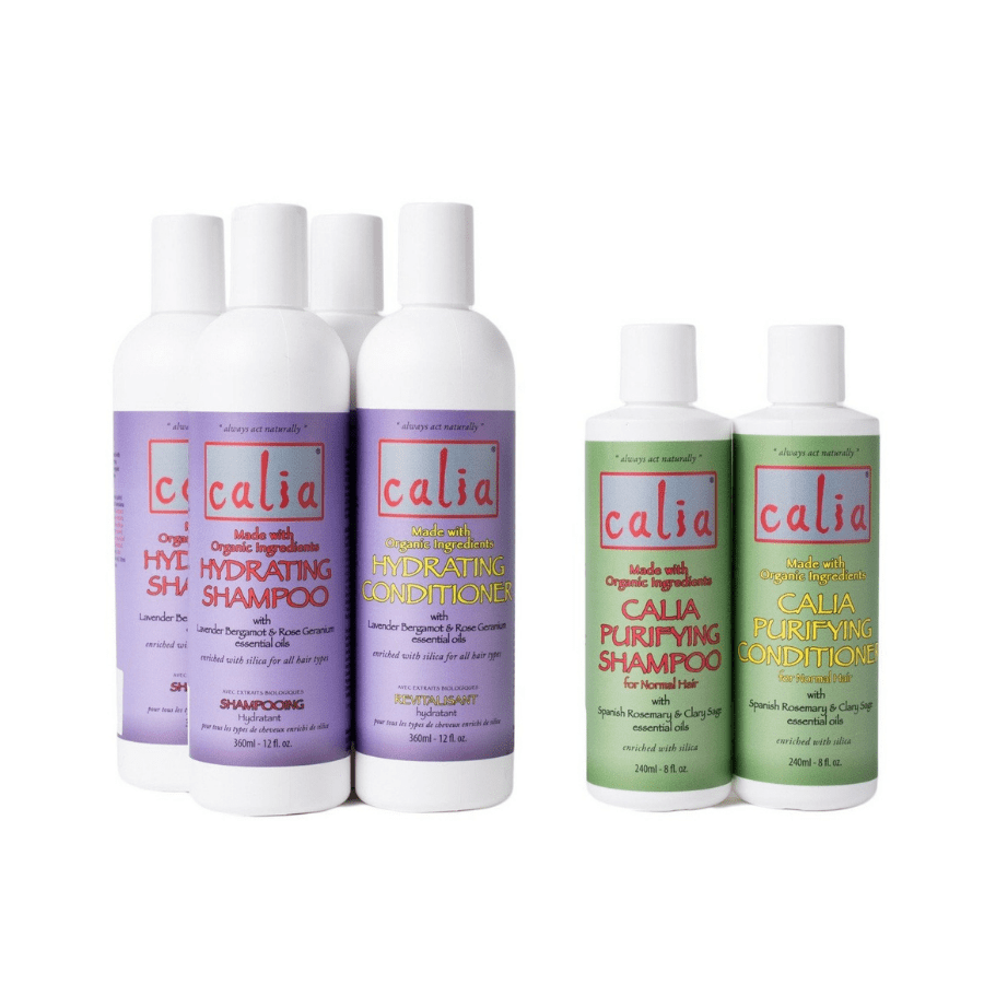 Calia Natural shampoo and conditioner bottles